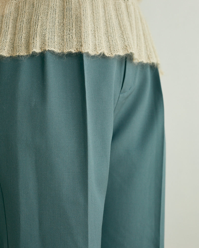 (SALE)Wool Gabardine Trousers/JöICEADDED