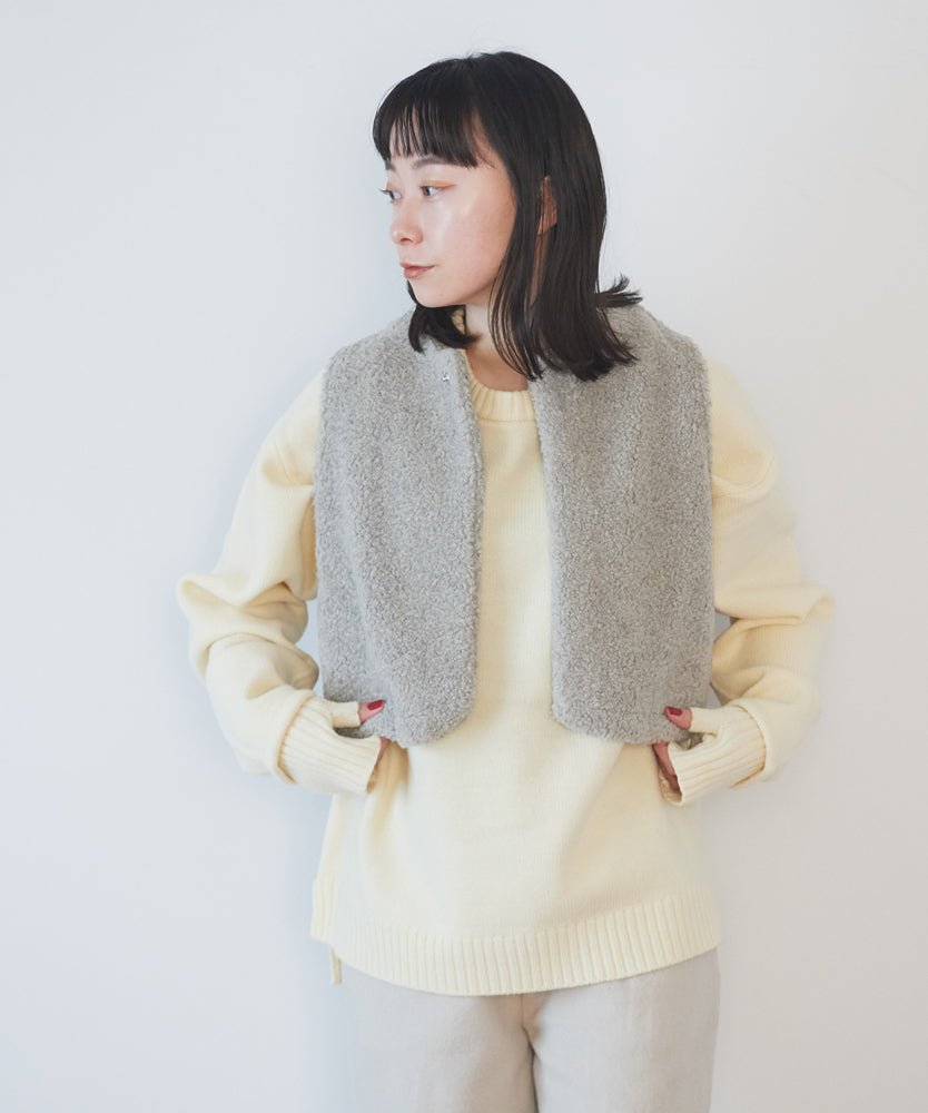(sold)ボア コンパクトベスト/UNIVERSALTISSU