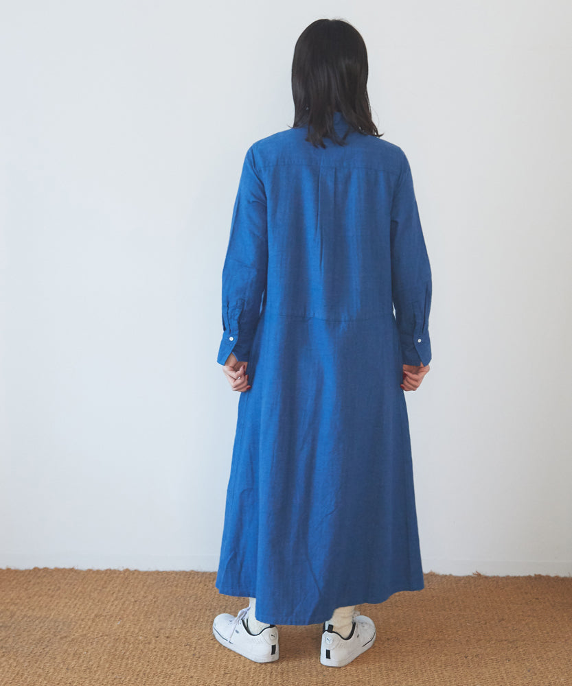 (sold)ブロード/ソフトデニム/ストライプ ホスピタルOP/UNIVERSALTISSU