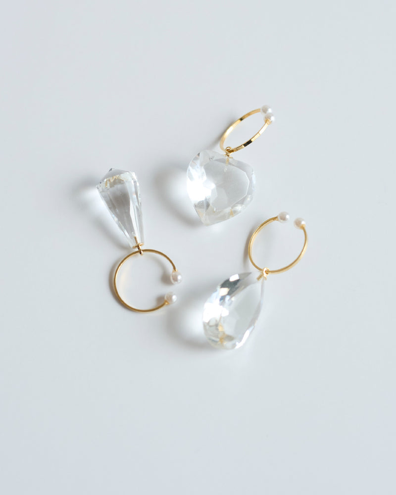 nemunemu 水晶 ear cuff(片耳)