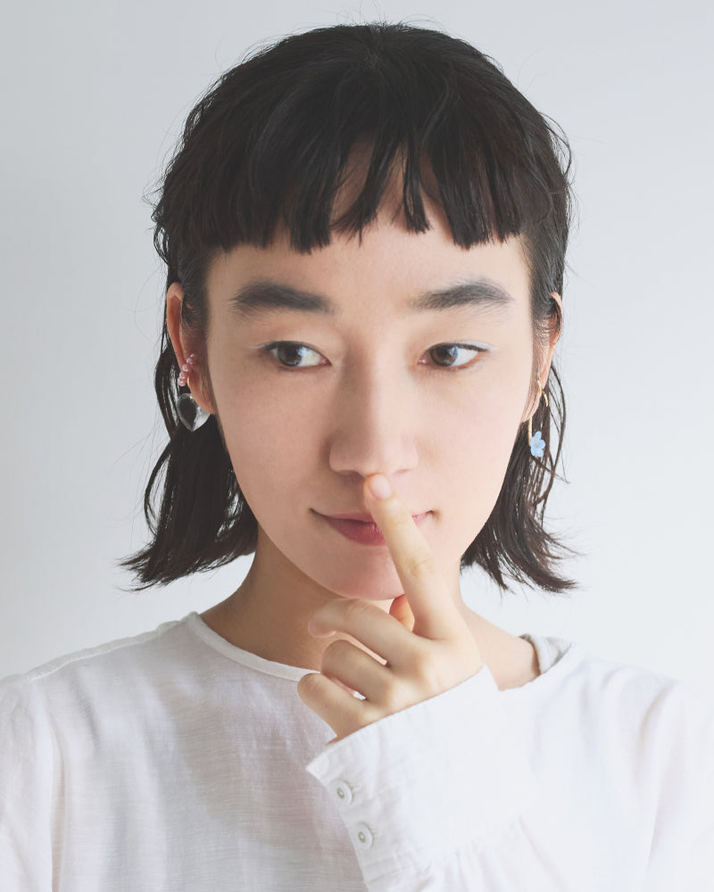 nemunemu 水晶 ear cuff(片耳)