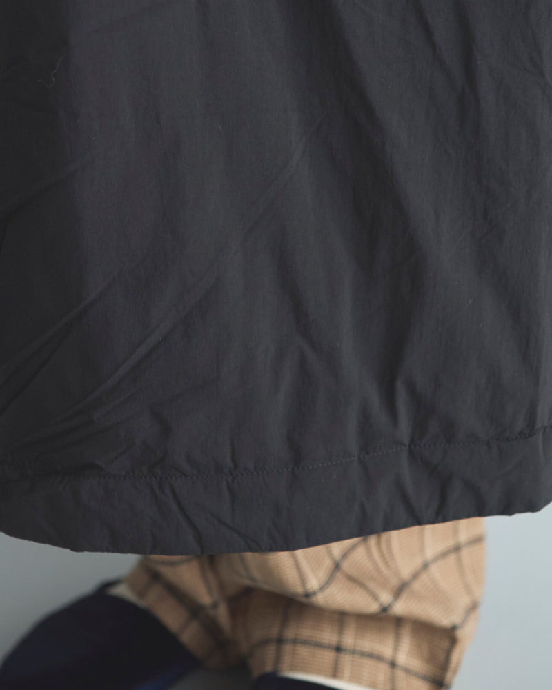 (sold)ナイロンキルティング(発熱中綿)ノーカラーコート/UNIVERSALTISSU