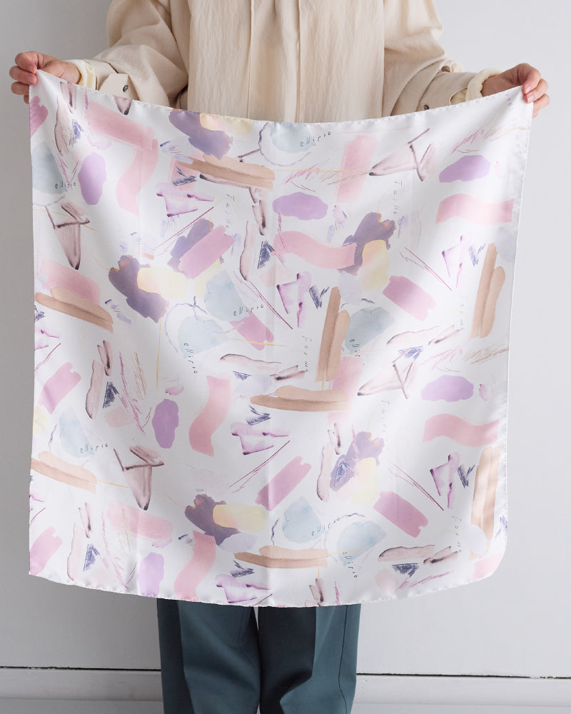 【受注】printed scarf だえん/ vent de moe