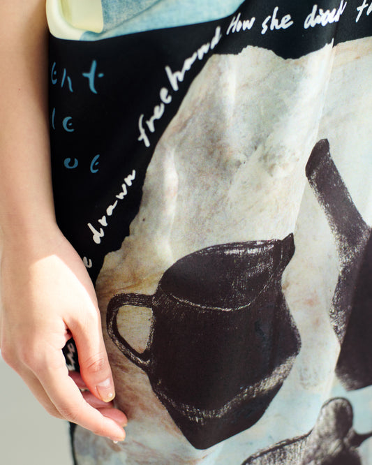 【受注】printed scarf May vent de moe