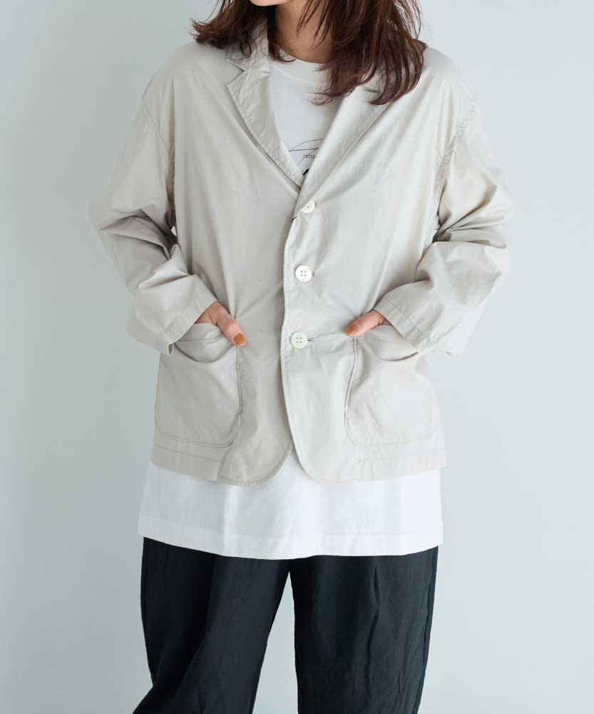 ナチュラルタイプライター テーラードシャツ/TS250SH070 【size1】/UNIVERSALTISSU