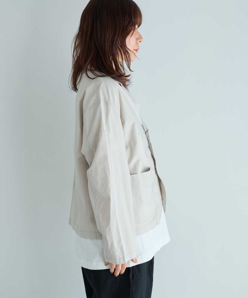 ナチュラルタイプライター テーラードシャツ/TS250SH070 【size1】/UNIVERSALTISSU