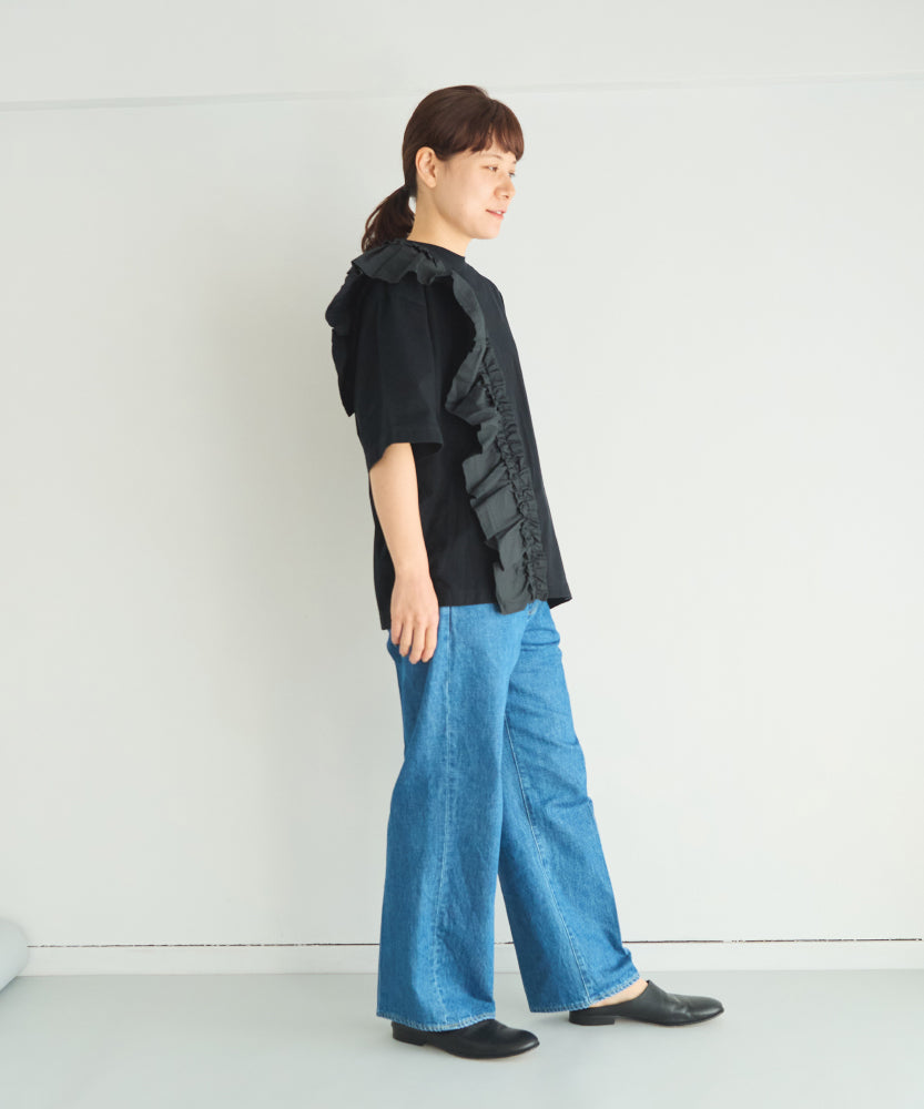 クラシック天竺 ショルダーフリルT【サイズ3】/UNIVERSALTISSU/US251CT022