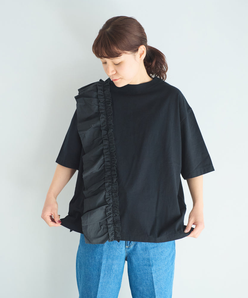 クラシック天竺 ショルダーフリルT【サイズ3】/UNIVERSALTISSU/US251CT022