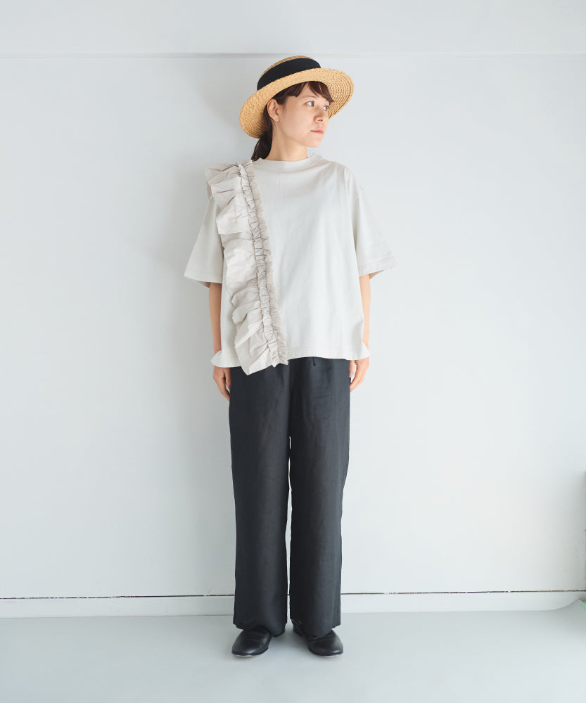 クラシック天竺 ショルダーフリルT【サイズ3】/UNIVERSALTISSU/US251CT022