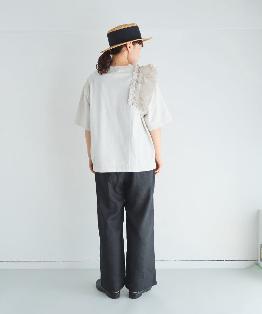 クラシック天竺 ショルダーフリルT【サイズ3】/UNIVERSALTISSU/US251CT022