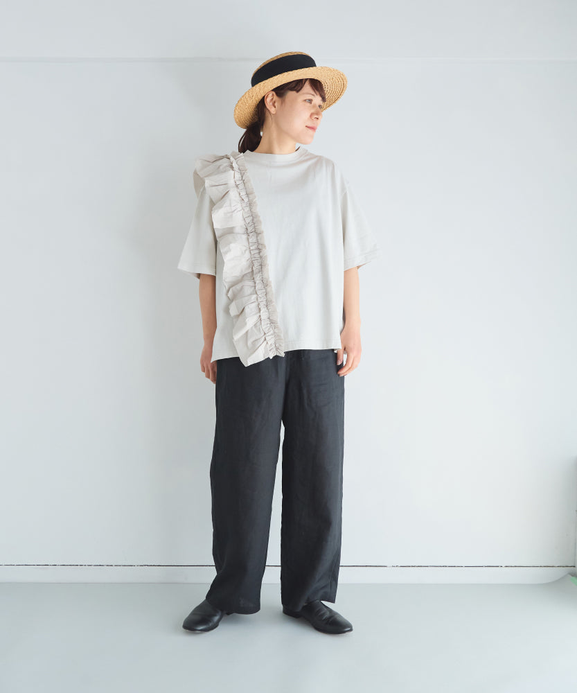 クラシック天竺 ショルダーフリルT【サイズ3】/UNIVERSALTISSU/US251CT022