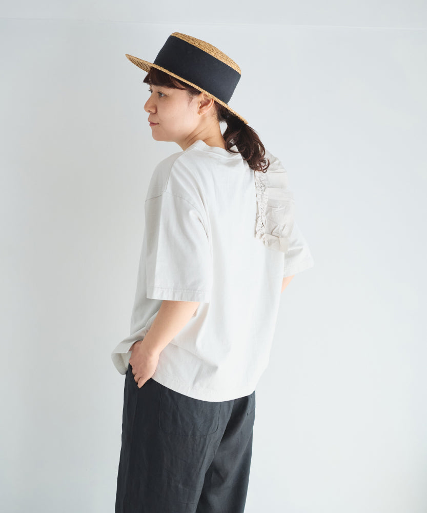 クラシック天竺 ショルダーフリルT【サイズ3】/UNIVERSALTISSU/US251CT022