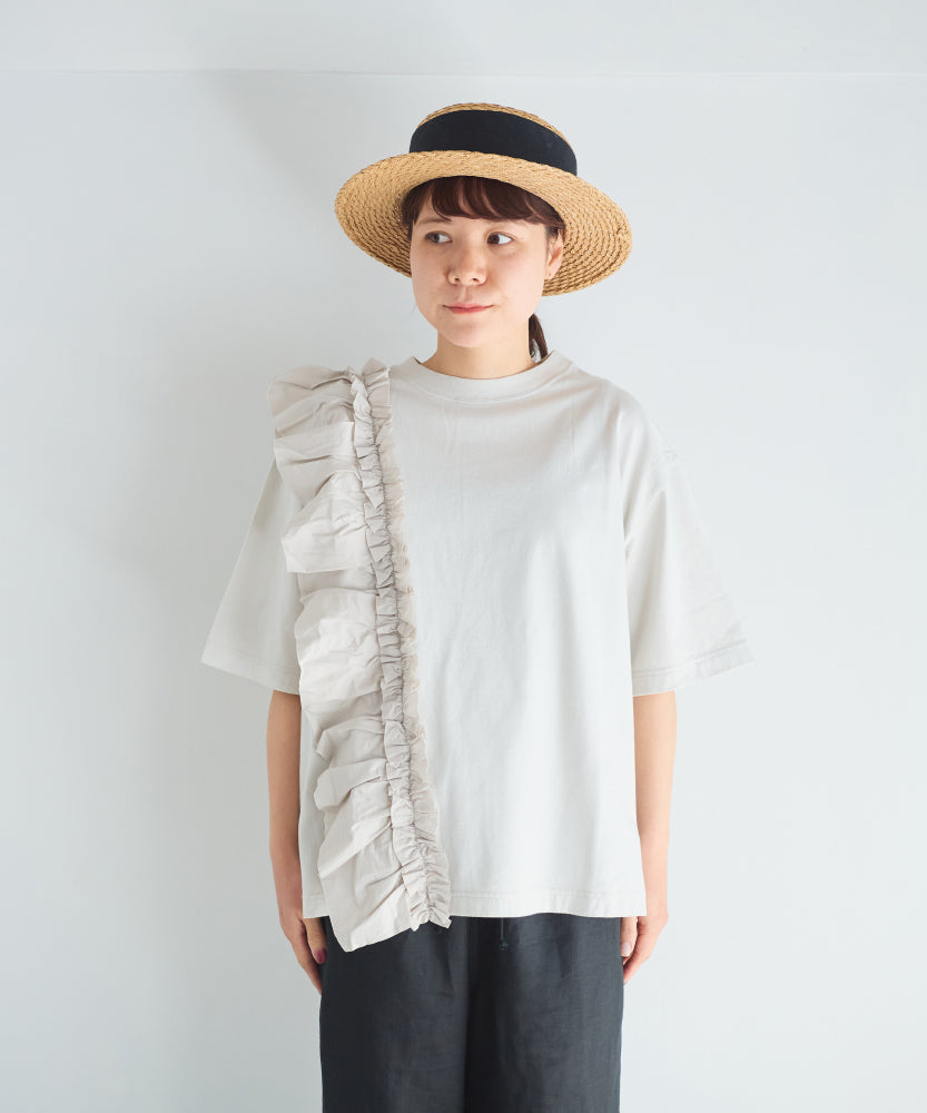 クラシック天竺 ショルダーフリルT【サイズ3】/UNIVERSALTISSU/US251CT022