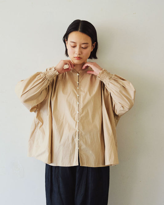 ナチュラルタイプライター シャーリングブラウス/UNIVERSALTISSU/UT244BL022