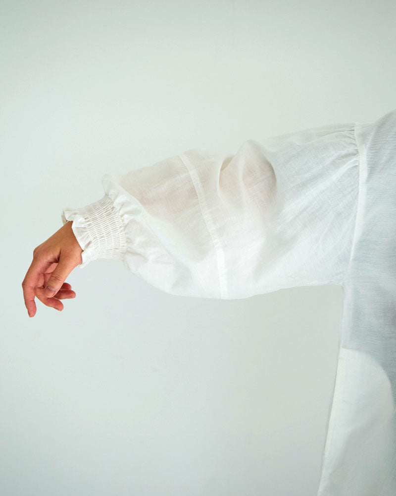 コットンキャプラリネン フーディー/UNIVERSALTISSU/US260BL034