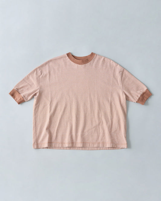 BORDER HALF SLEEVE TEE//MEYAME