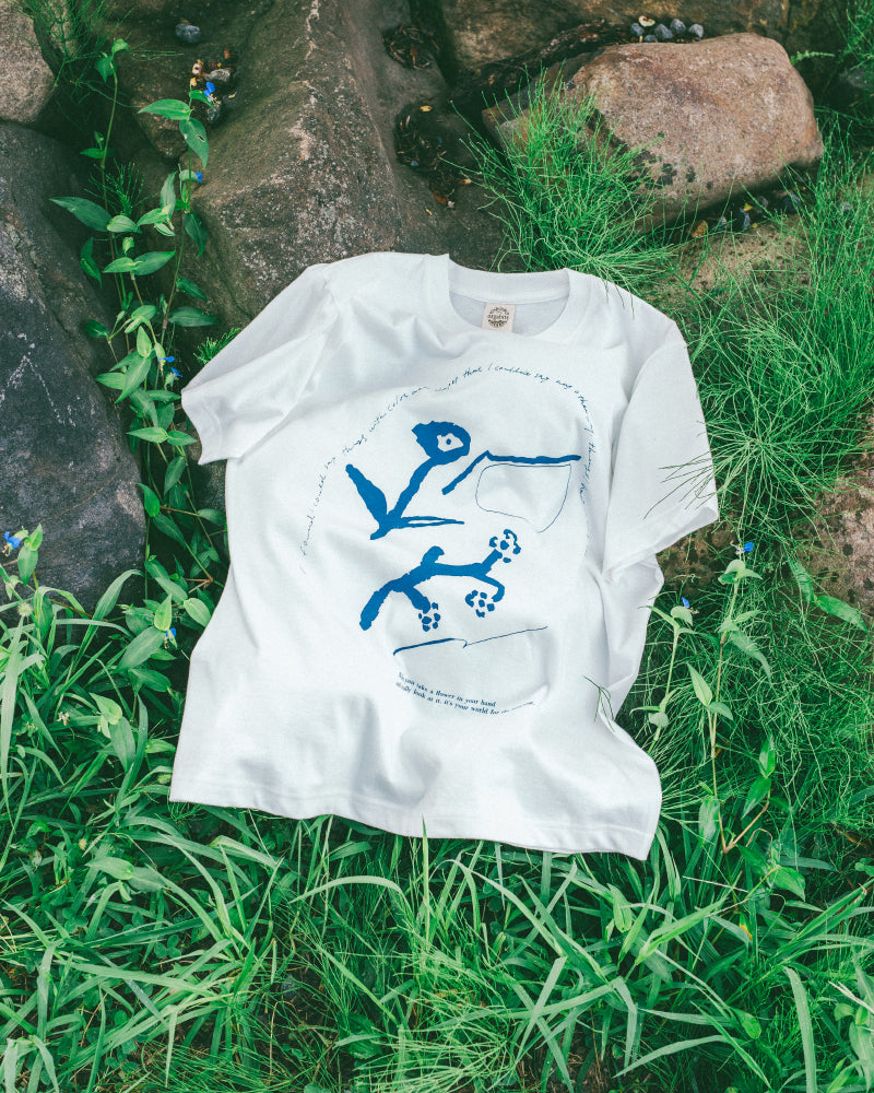 野の花 半袖Tシャツ