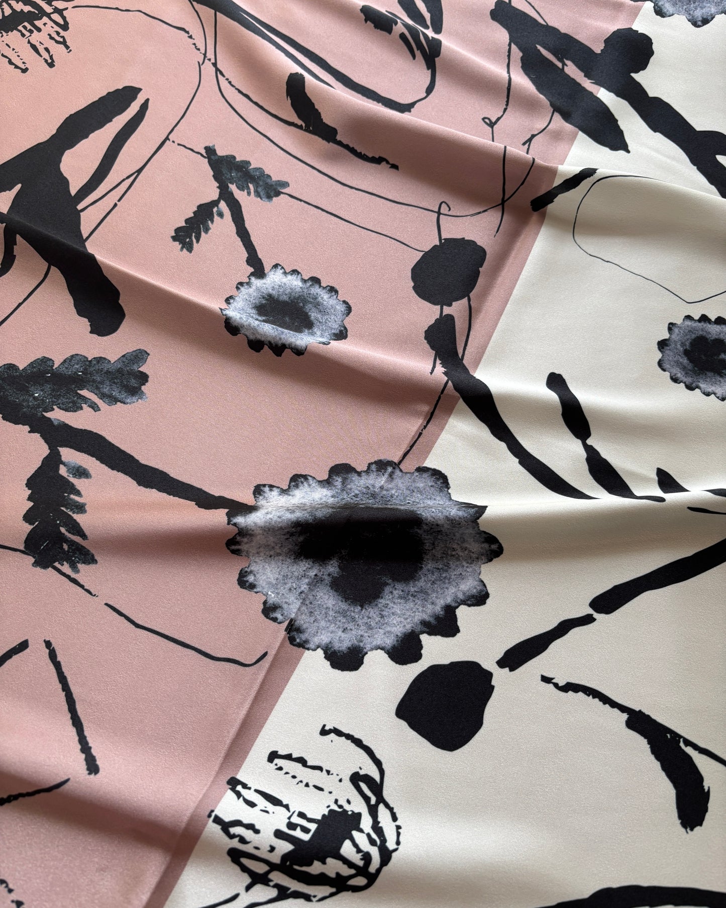 printed scarf 野花/vent de moe 【受注受付終了】
