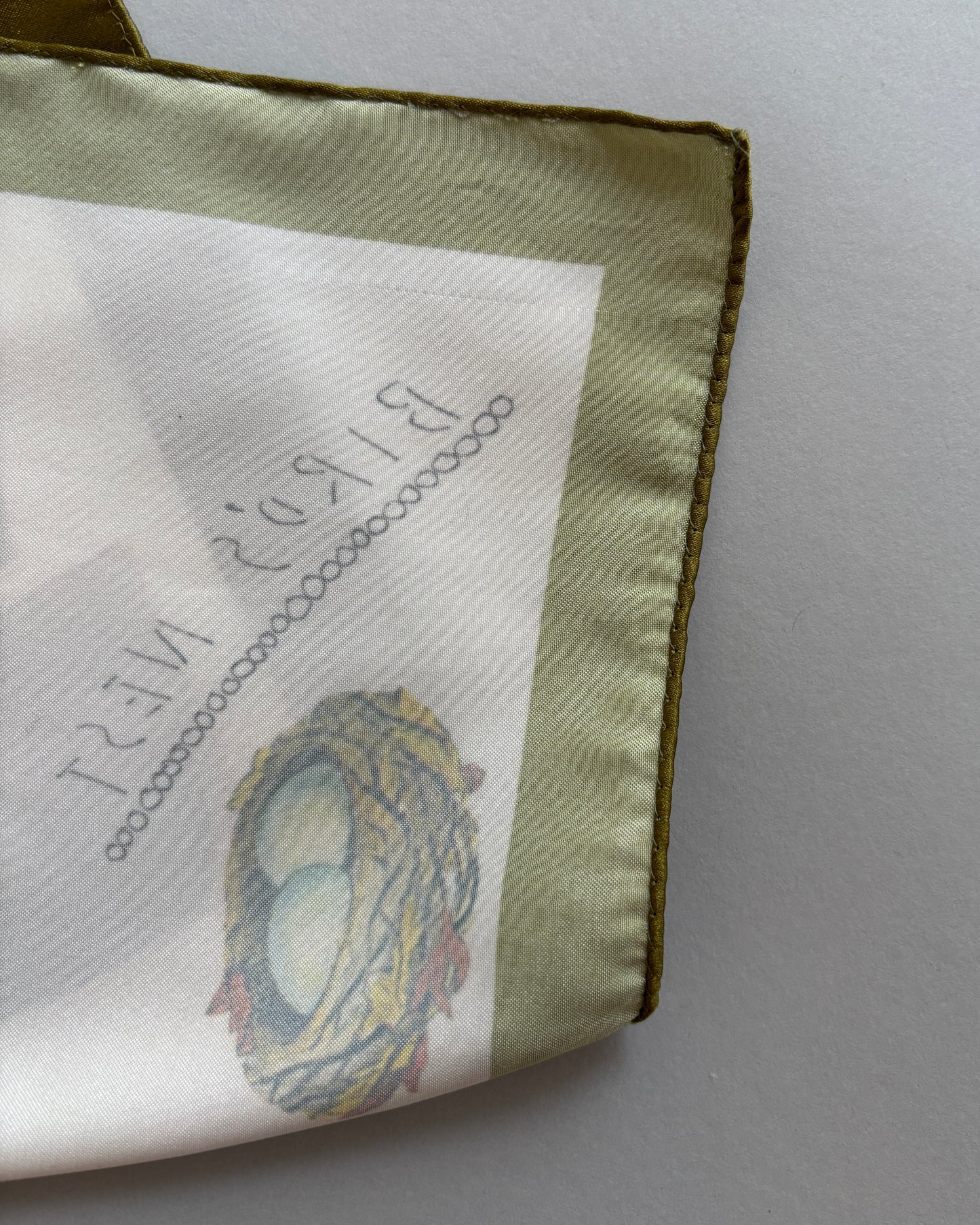 【受注】printed scarf 冬の森/ vent de moe