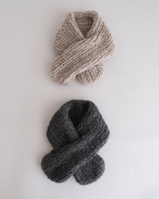【追加受付中】HAND KNIT MUFFLER/YULA/Y L 25-A 003