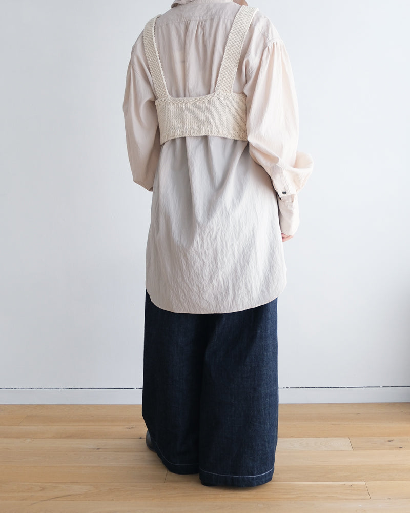 flower embroidery ビスチェ