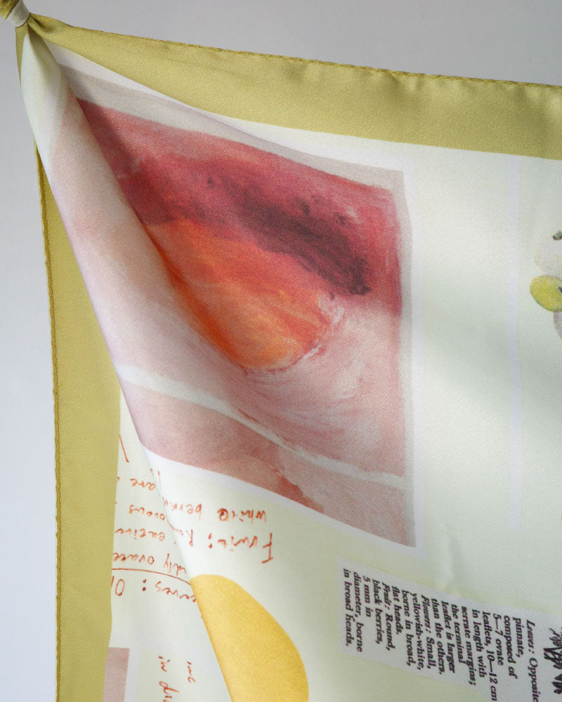printed scarf LEMON /vent de moe