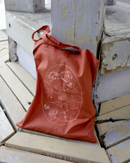 フルーツプリントトートバッグ