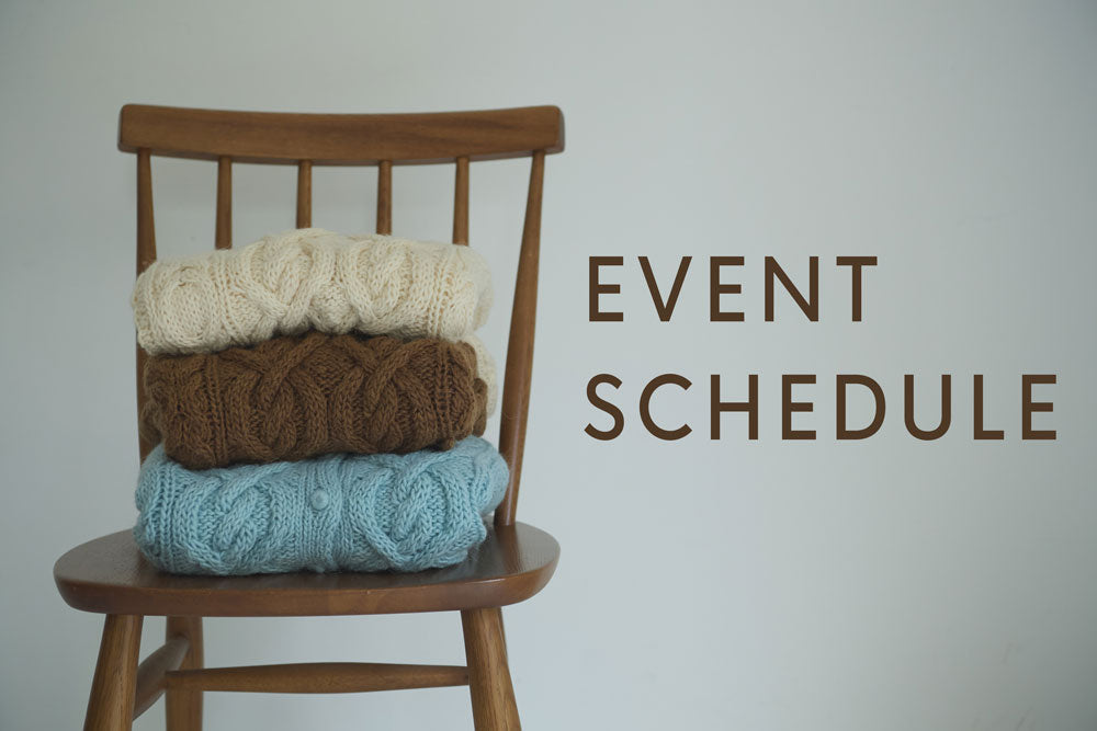 2026 AUTUMN / WINTER EVENT SCHEDULE