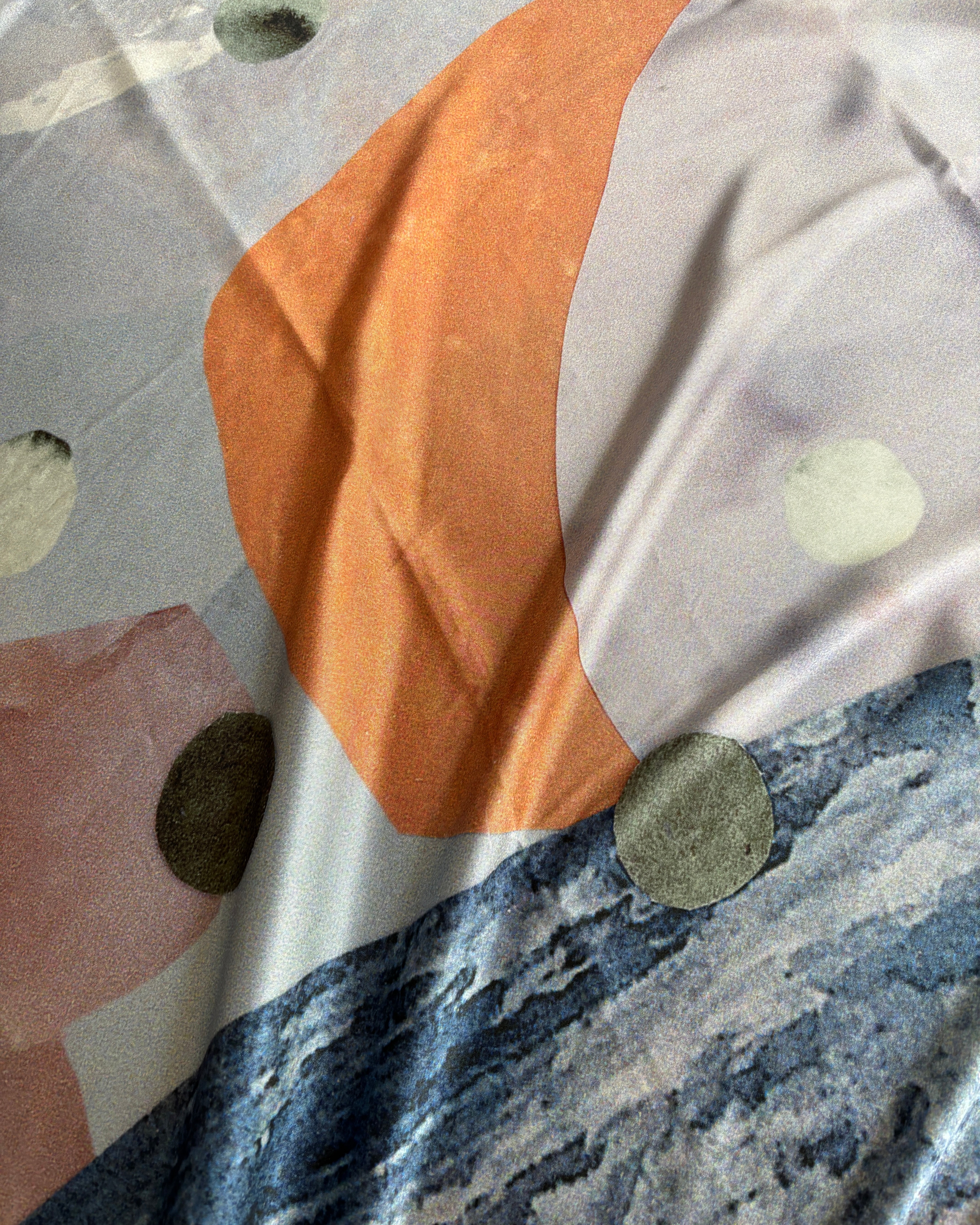printed scarf by your name/ vent de moe 【受注受付終了】