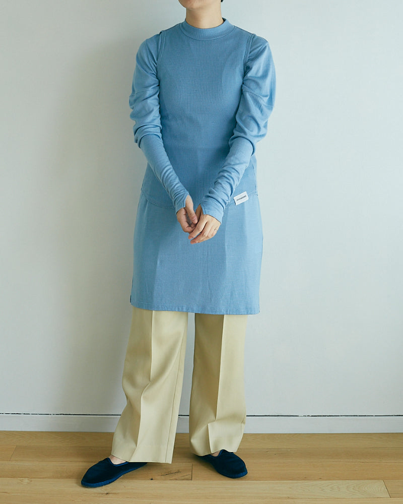 Jersey Wool Picot Hem Tanak top【JöICEADDED 】