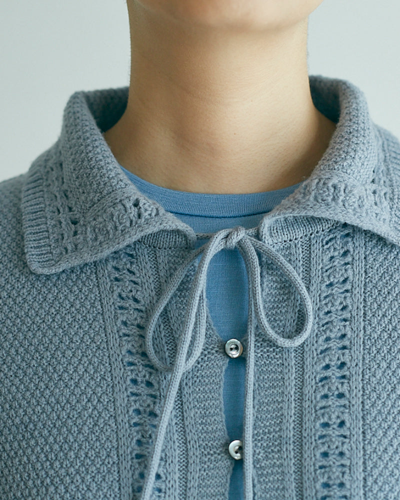 Flowerl ace Knitted Cardigan【JöICEADDED 】