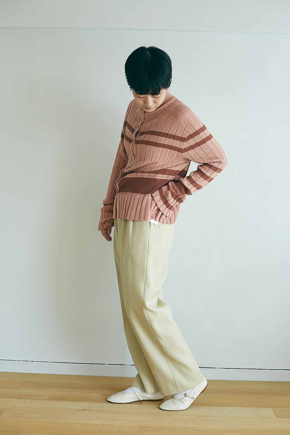 Wool Gabardine Trousers 【JöICEADDED】