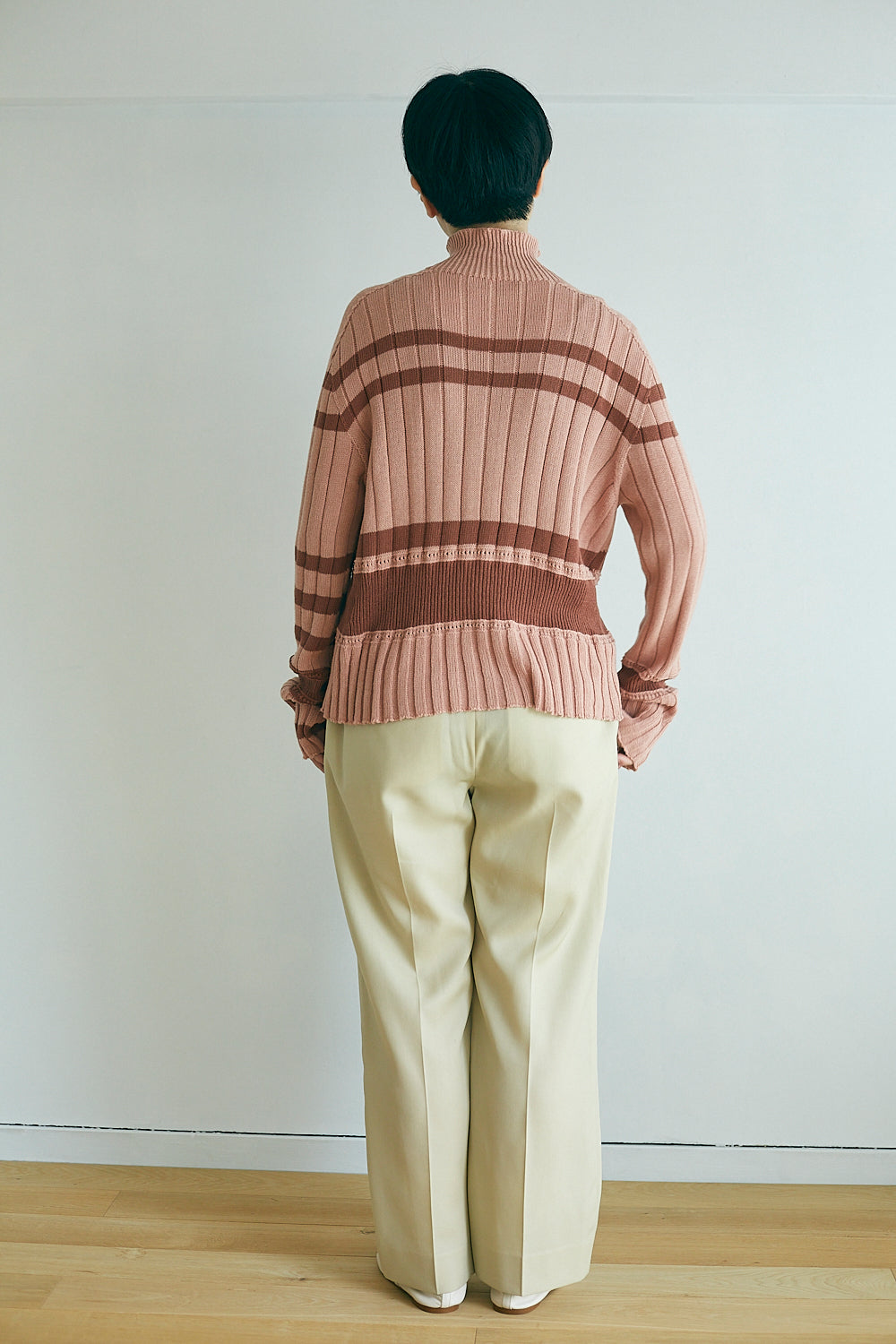 Cotton knit sweater/ JöICEADDED