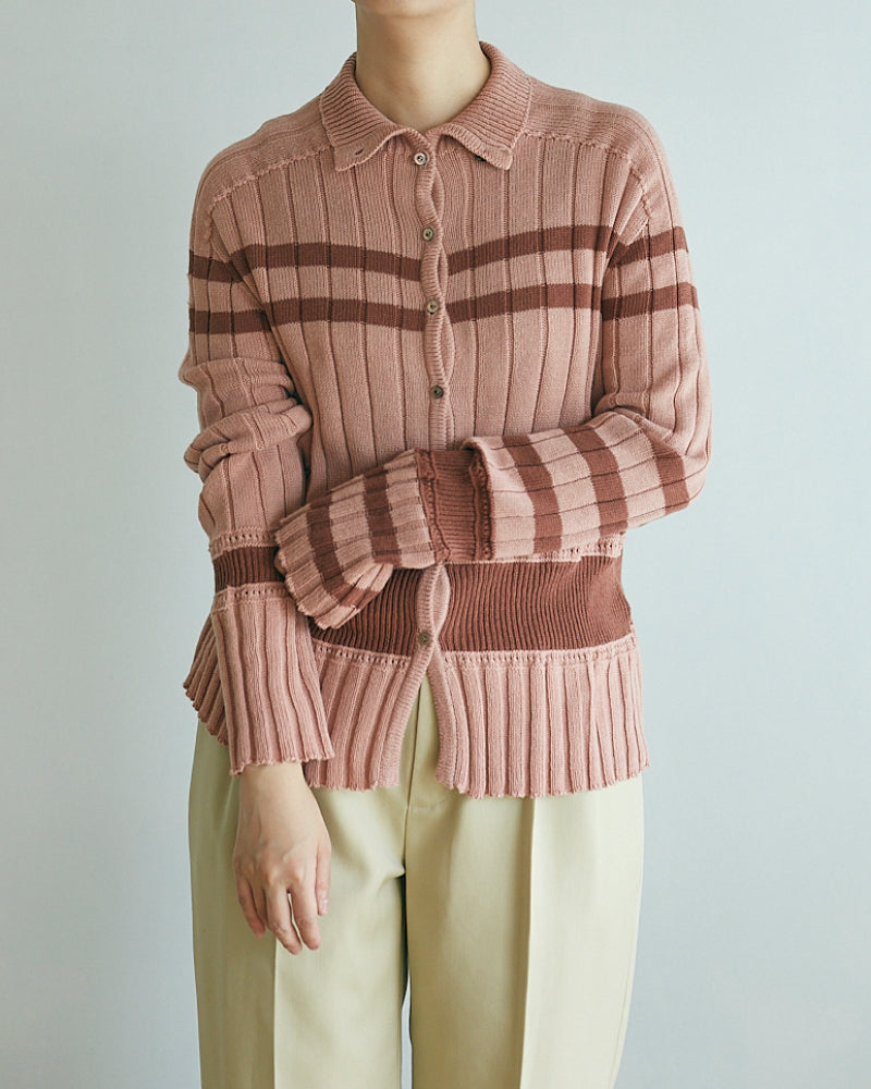 Cotton knit sweater/ JöICEADDED