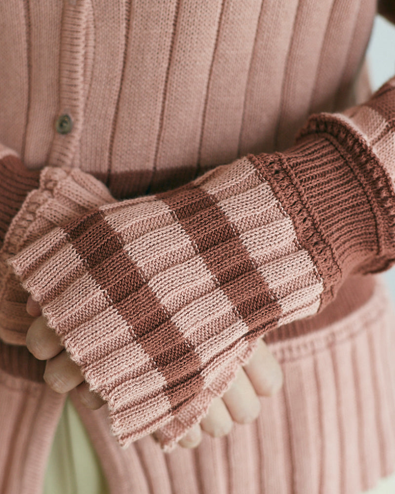 Cotton knit sweater/ JöICEADDED