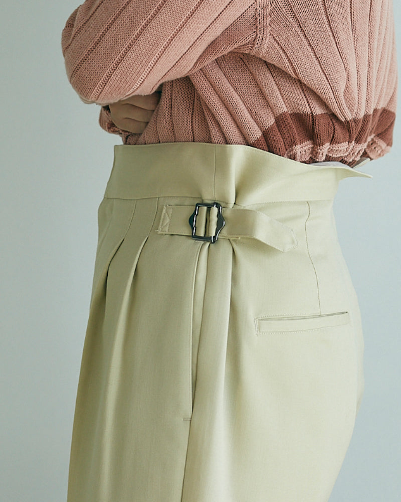 Wool Gabardine Trousers/JöICEADDED