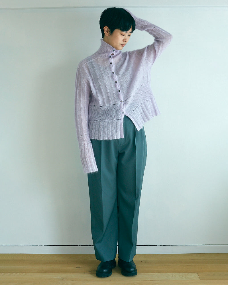 Wool Gabardine Trousers 【JöICEADDED】