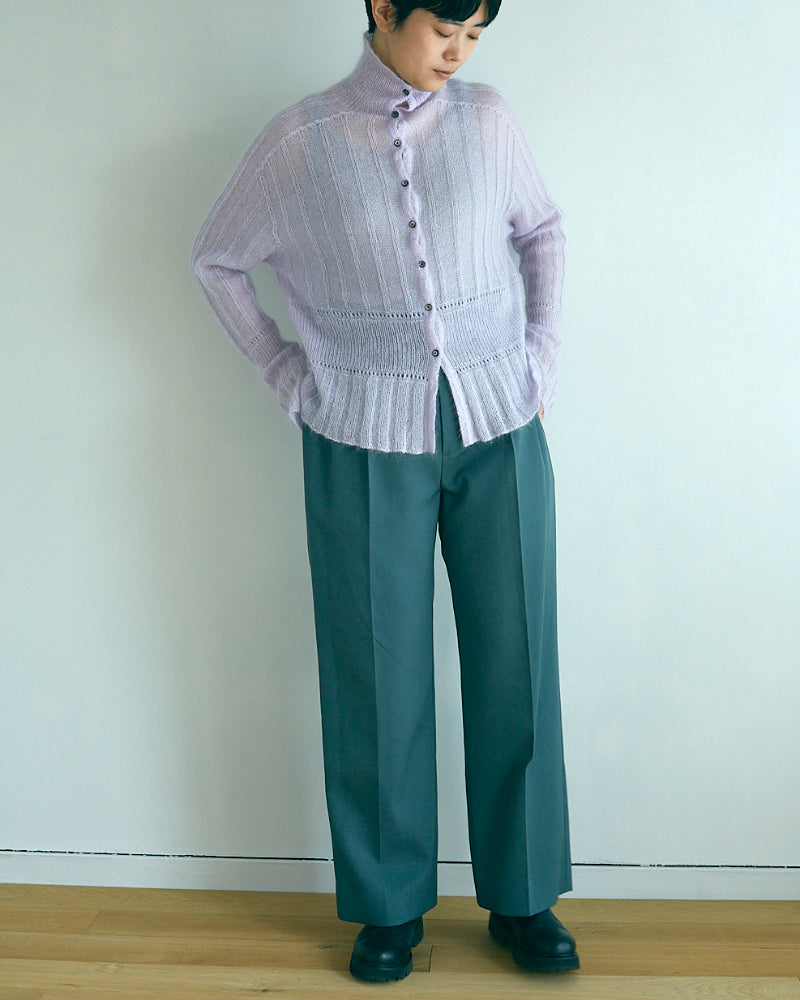 Wool Gabardine Trousers 【JöICEADDED】