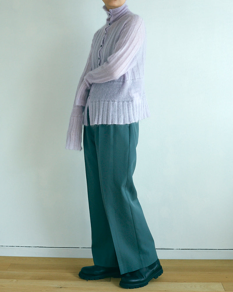 Wool Gabardine Trousers 【JöICEADDED】