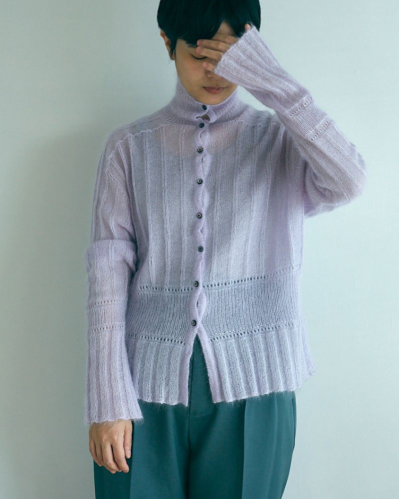 Silk&Mohair knit sweater【JöICEADDED】