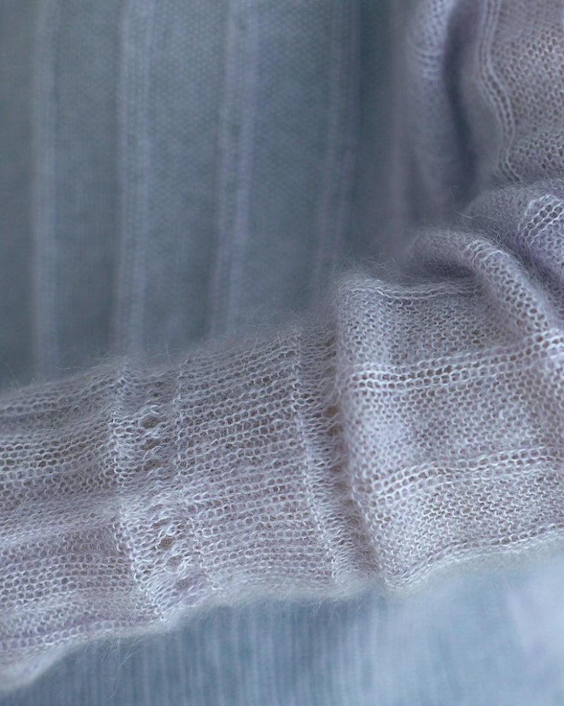 Silk&Mohair knit sweater/JöICEADDED