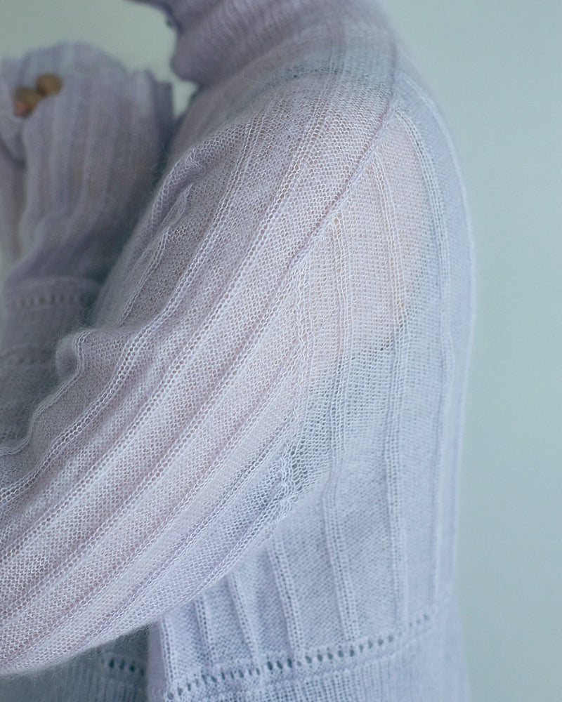 Silk&Mohair knit sweater【JöICEADDED】