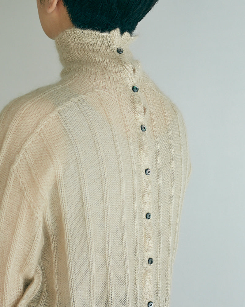 Silk&Mohair knit sweater/JöICEADDED