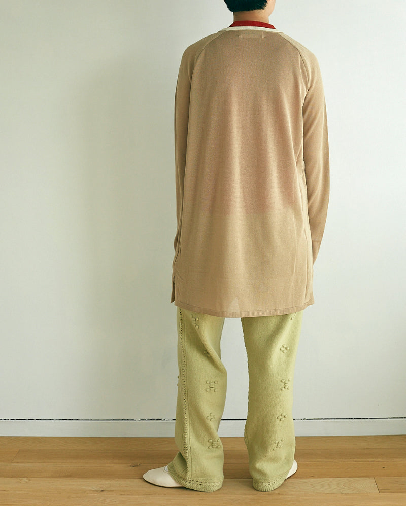 Sheer Knitted LS Pullover/ JöICEADDED