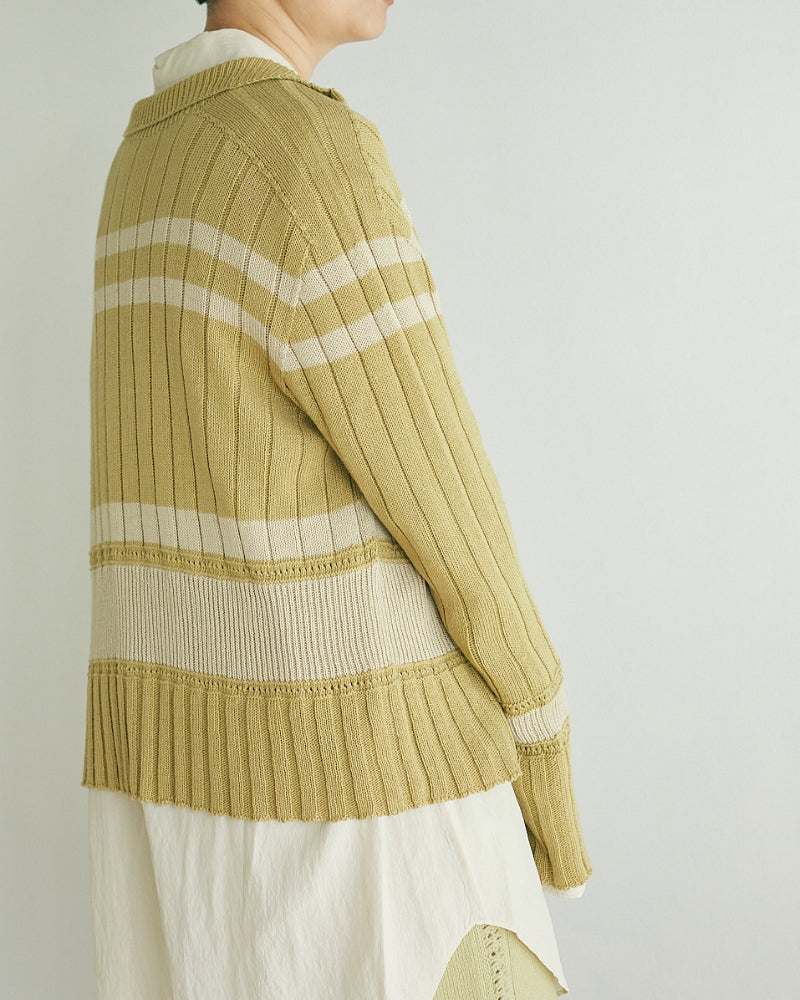 Cotton knit sweater/ JöICEADDED