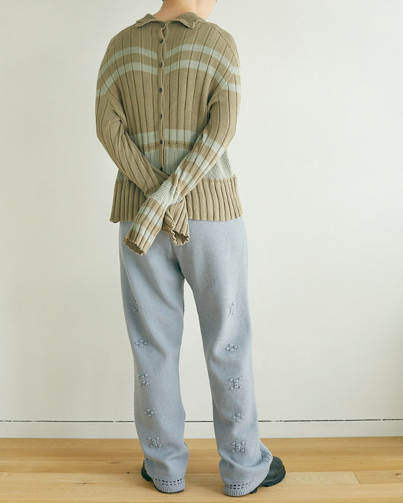 Cotton knit sweater/ JöICEADDED