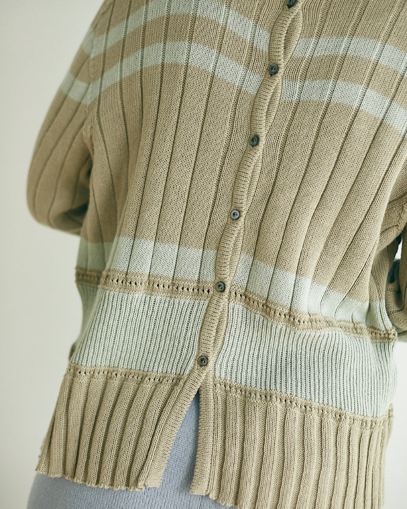 Cotton knit sweater/ JöICEADDED