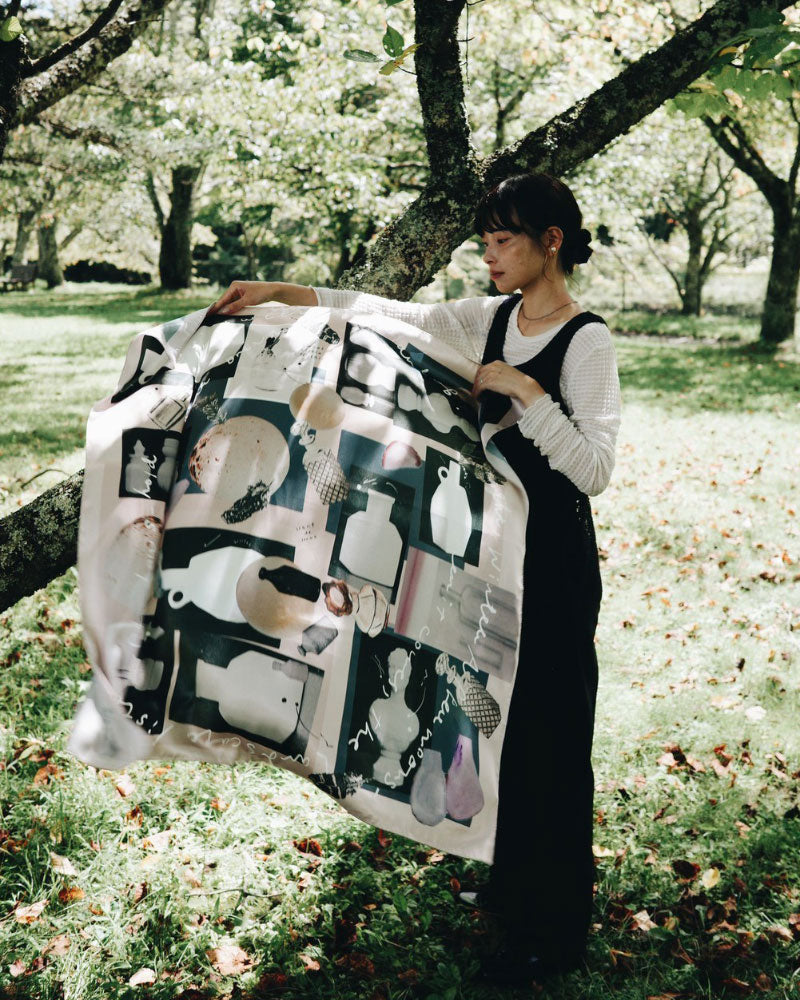 【受注】printed scarf bottles /vent de moe