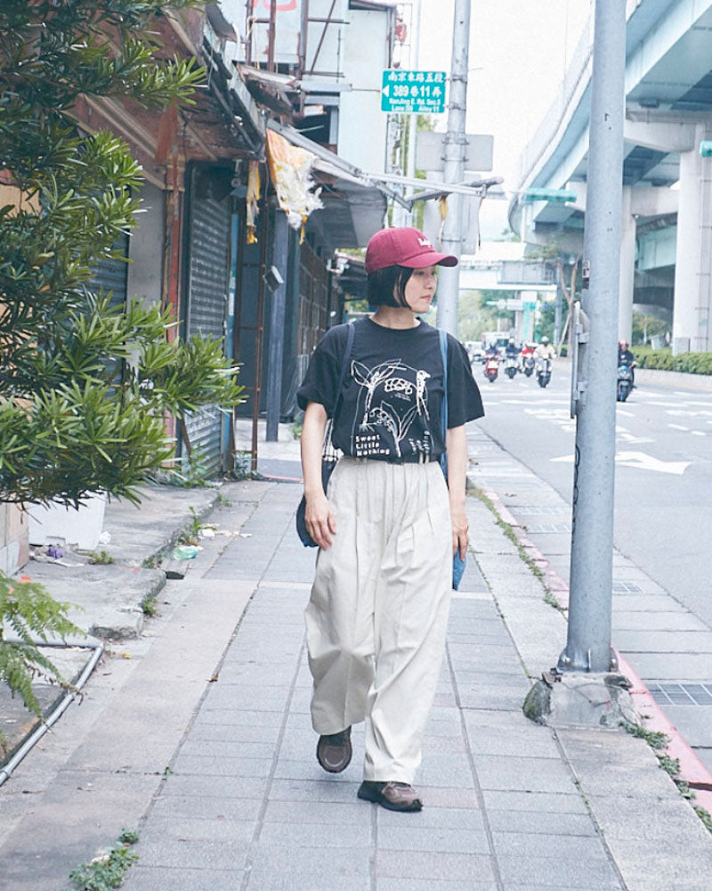 【予約】Lily of the valley　半袖Tシャツ　ブラック/SLN
