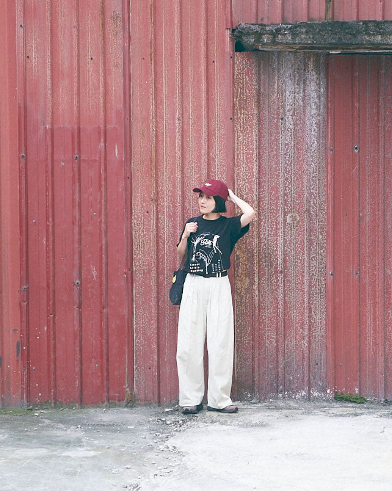 Lily of the valley　半袖Tシャツ　ブラック/SLN